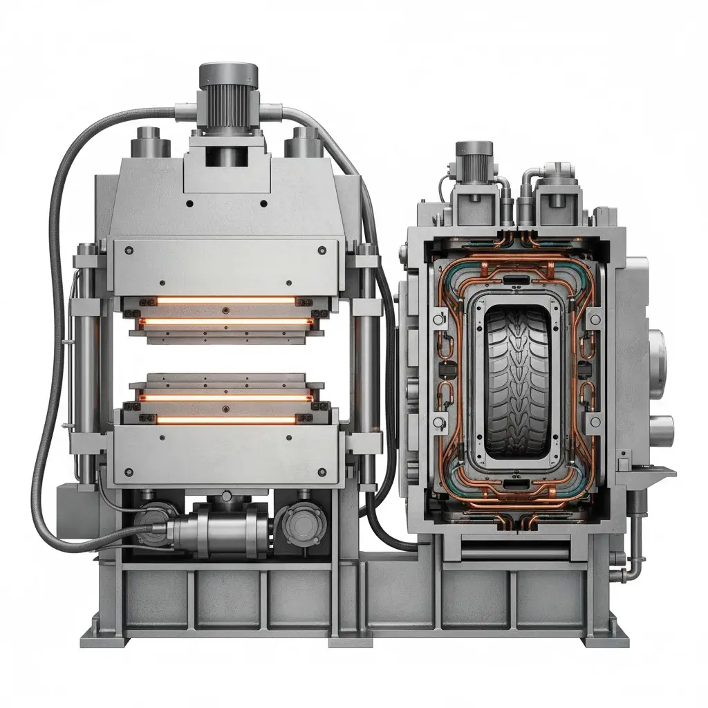 Curing Press and Mould Heater