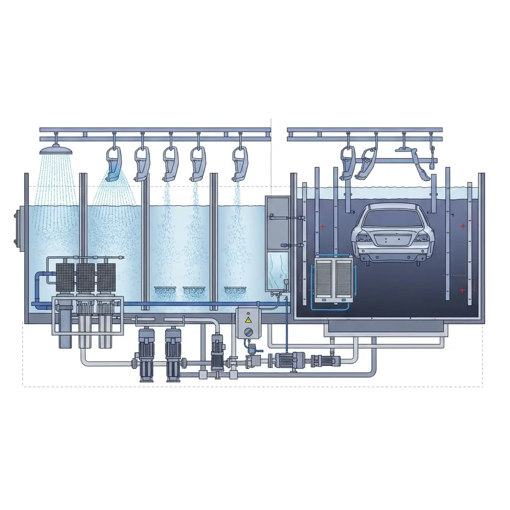 E Coat & Pretreatment Tanks
