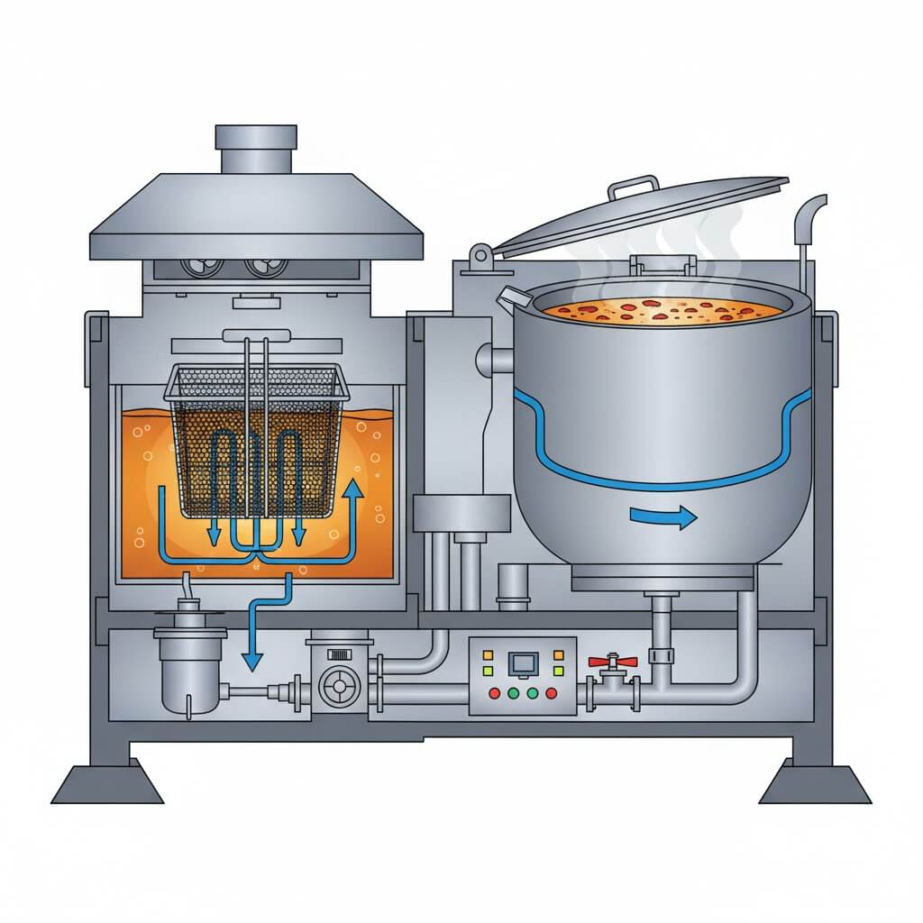 Fryer and Kettle