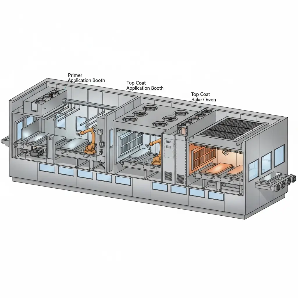 Primer & Top Coat Bake Ovens