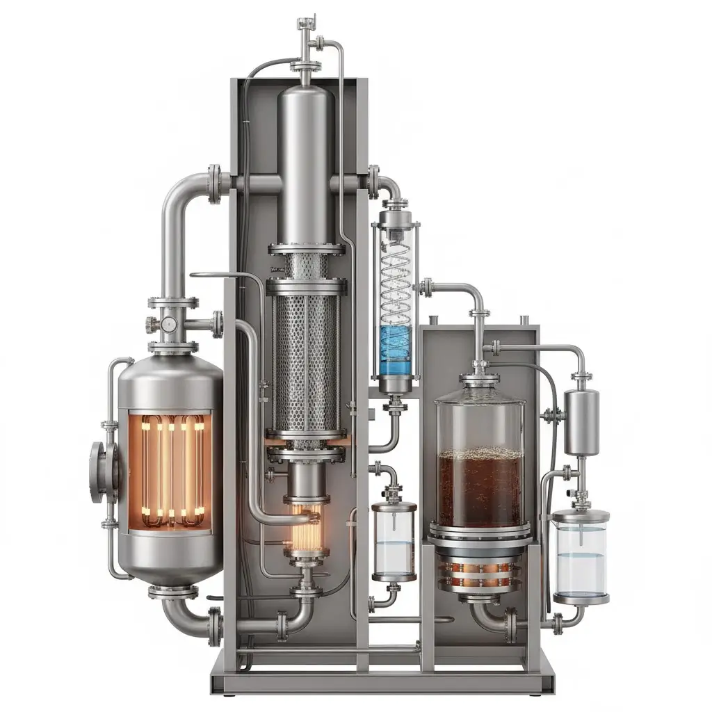 Distillation and evaporation system