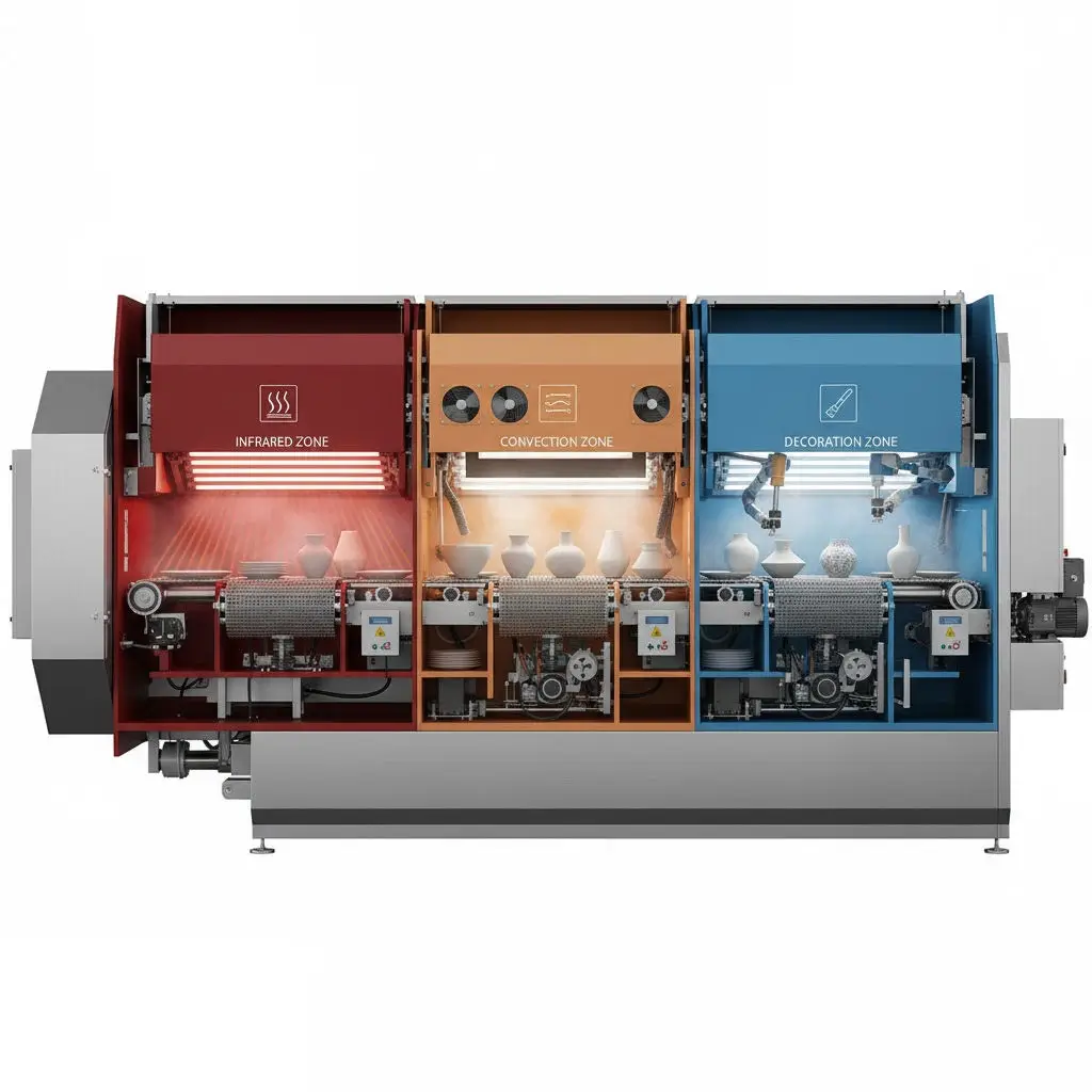 glazing and decoration line