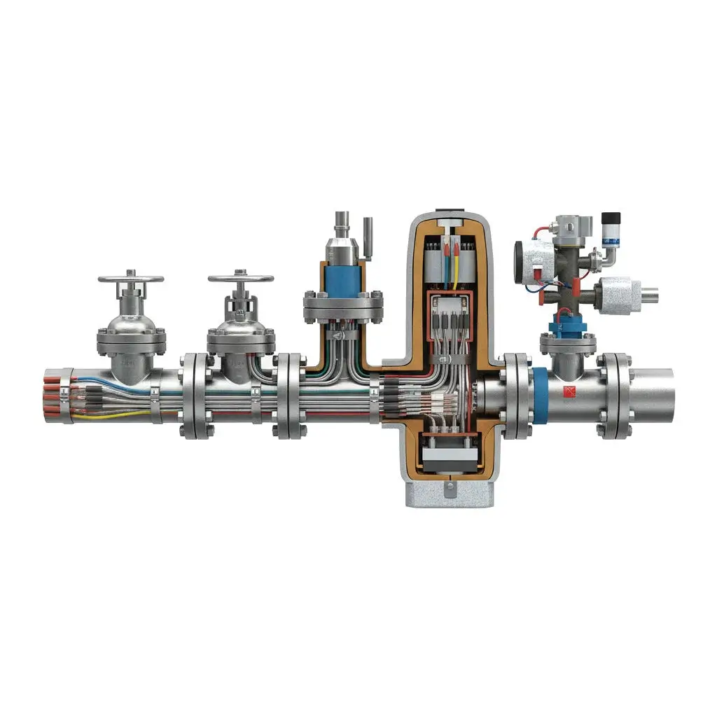 Line and trace heating system
