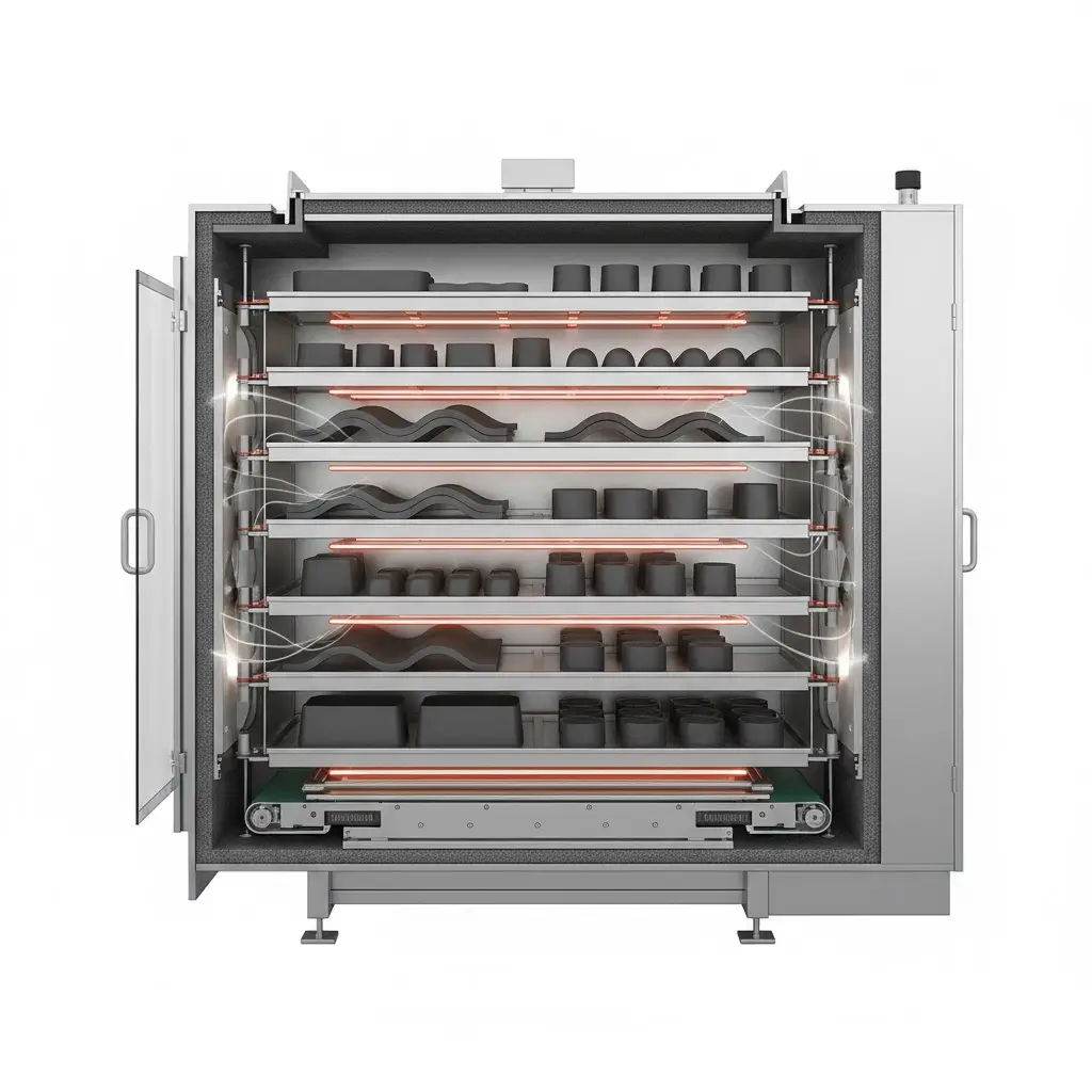 Preform and batch dryer