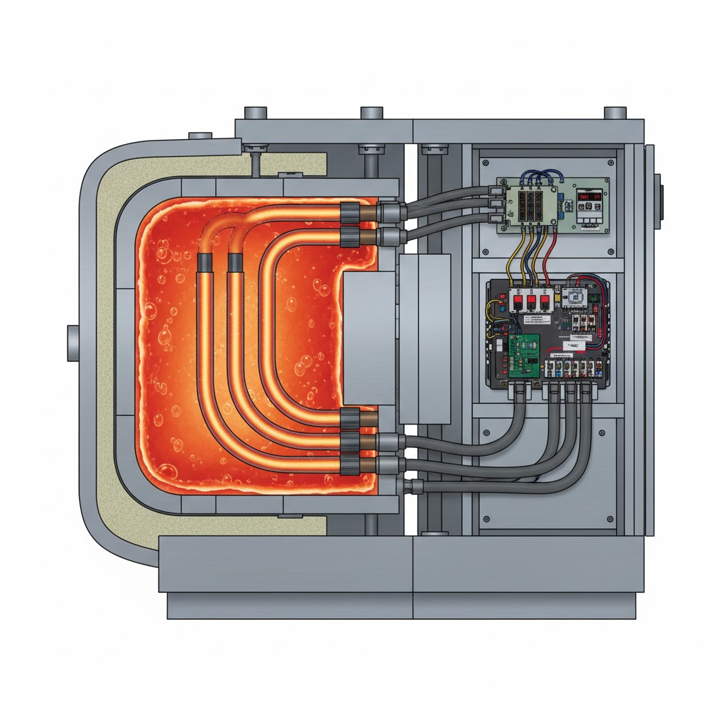 Salt bath and dip heater