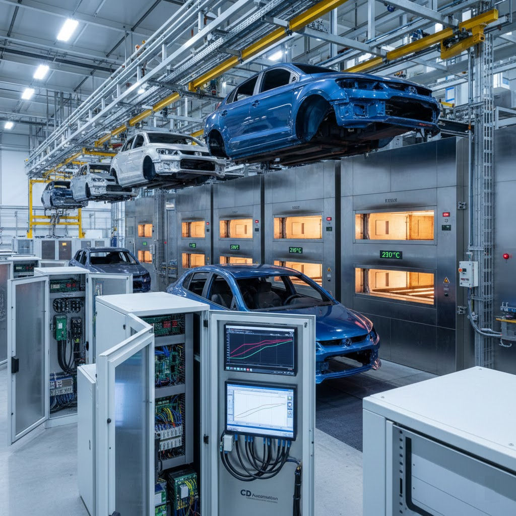Thermal Precision in Automotive Paint and Coating Lines