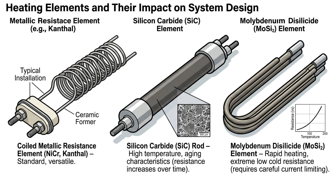 Comparison of Heating Element Types
